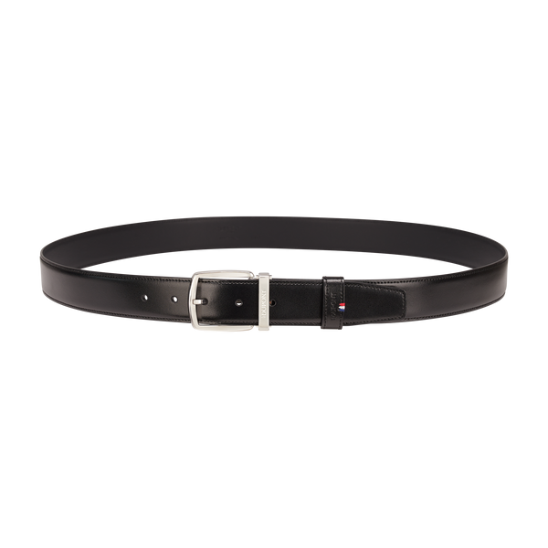 ST Dupont Accessories Line D Belts, Palladium, Schwarz