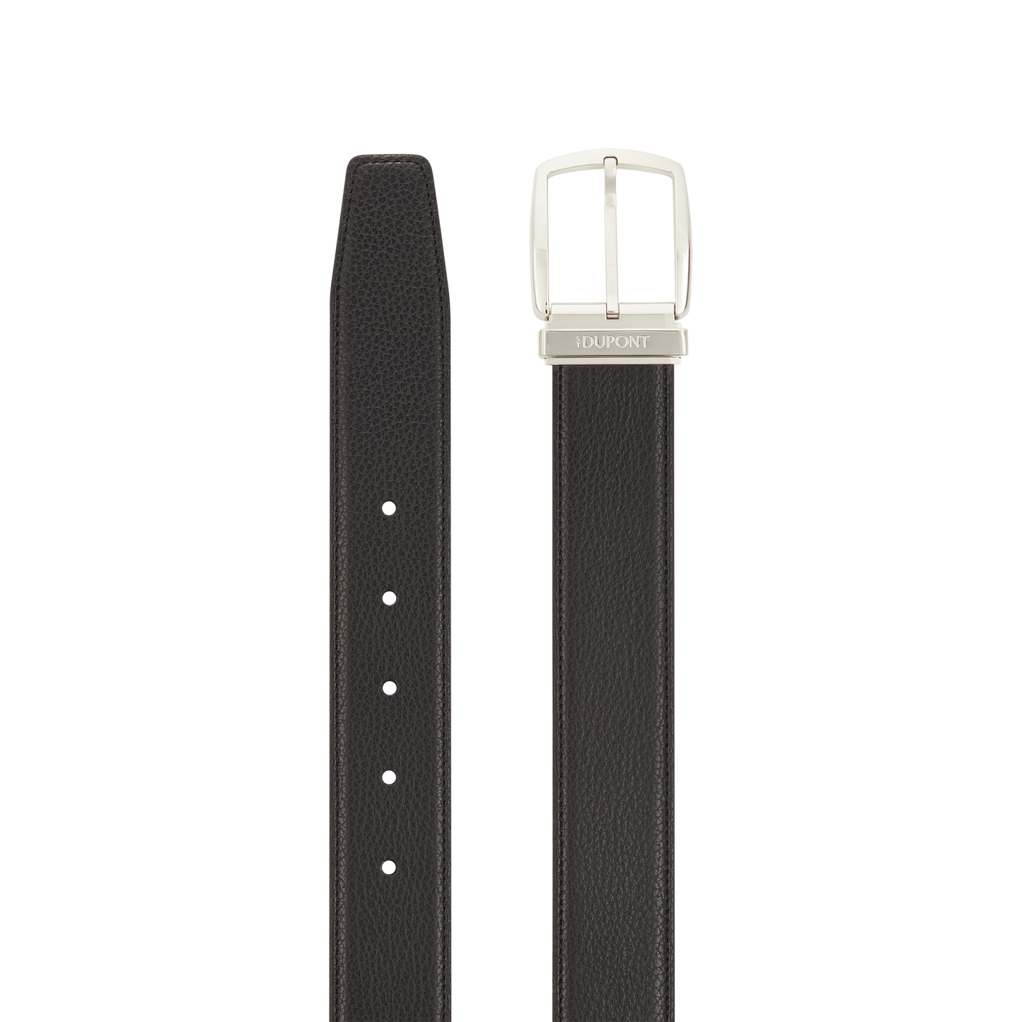 ST Dupont Accessories Line D Belts, Palladium, Black