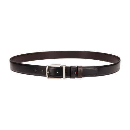 ST Dupont Accessories Line D Belts, Palladium, Black