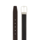 ST Dupont Accessories Line D Belts, Palladium, Schwarz