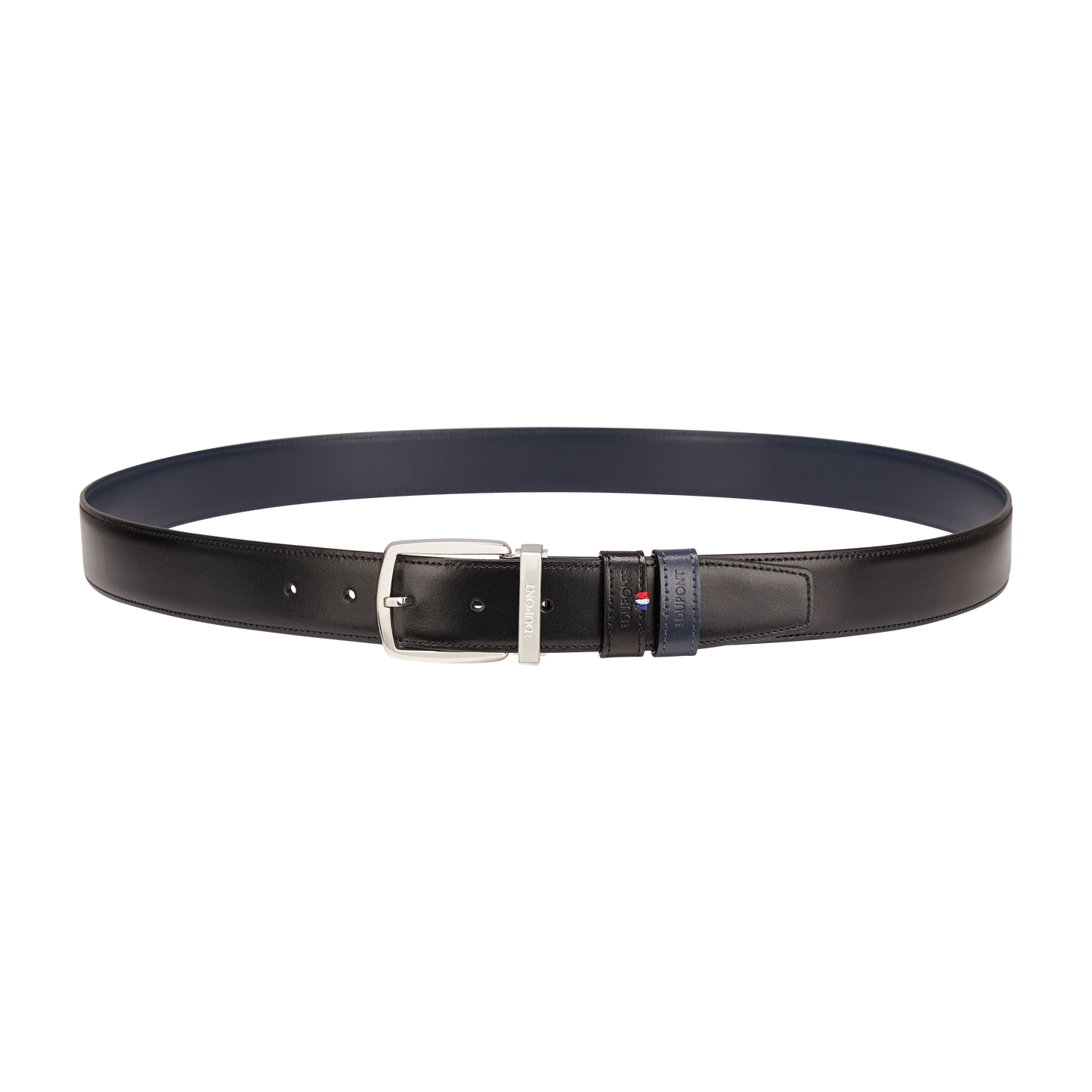 ST Dupont Accessories Line D Belts, Palladium, Black