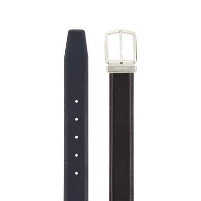 ST Dupont Accessories Line D Belts, Palladium, Black