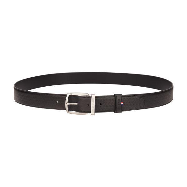 ST Dupont Accessories Line D Belts, Palladium, Schwarz