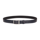 ST Dupont Accessories Line D Belts, Palladium, Dark-blue