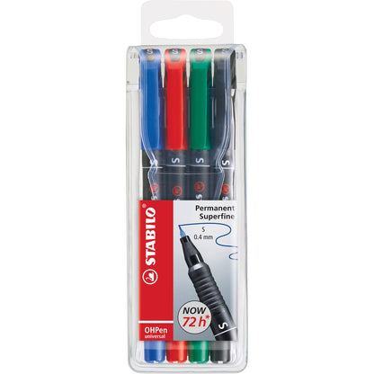 STABILO OHPen S 4er Etui permanent – Ansicht 1