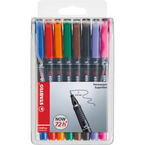 STABILO OHPen SF 8er Etui permanent – Ansicht 1