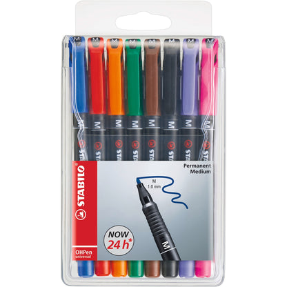STABILO OHPen Folienschreiber permanent medium 8er Etui – Ansicht 1
