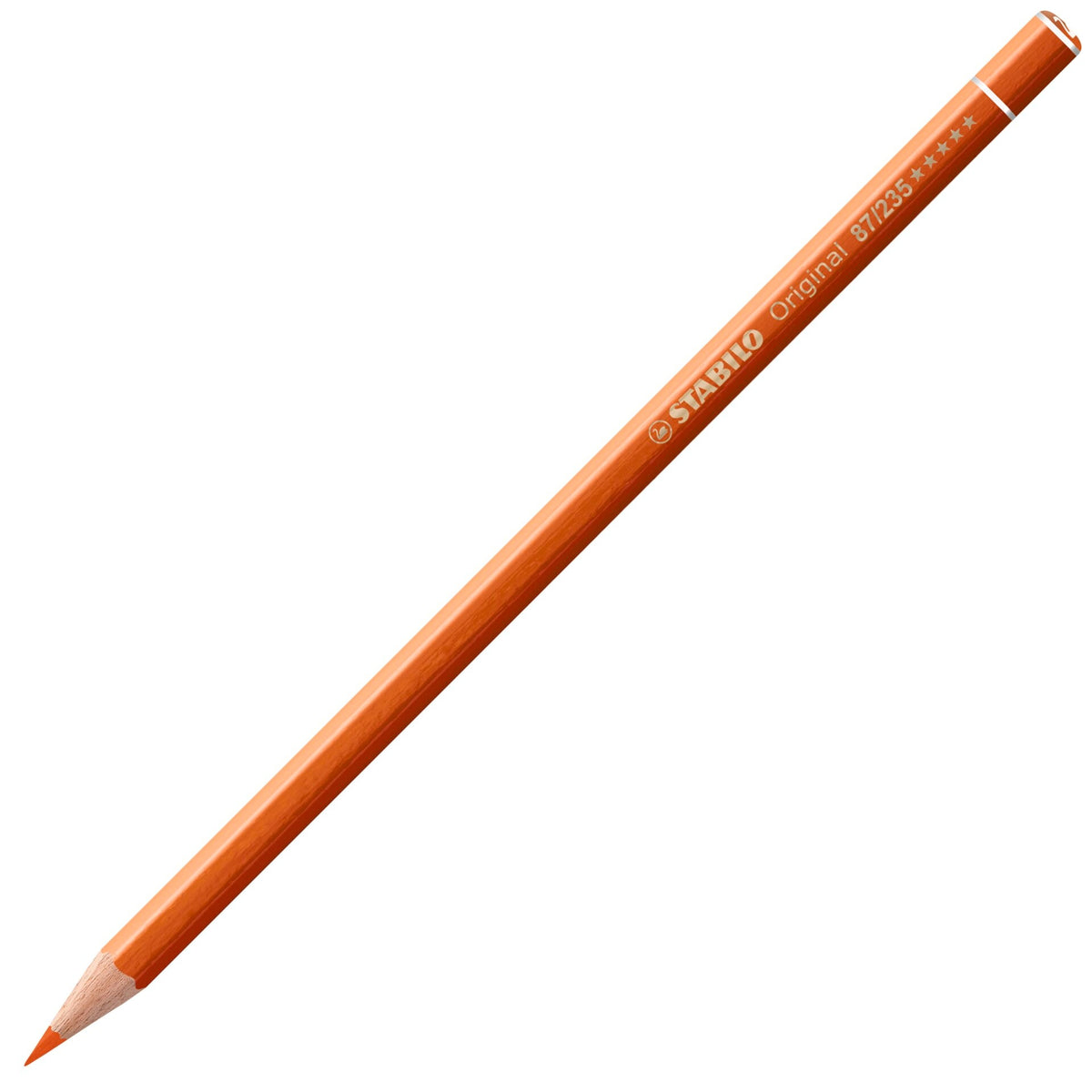 STABILO Original Dünnkernfarbstift orangerot – Ansicht 1