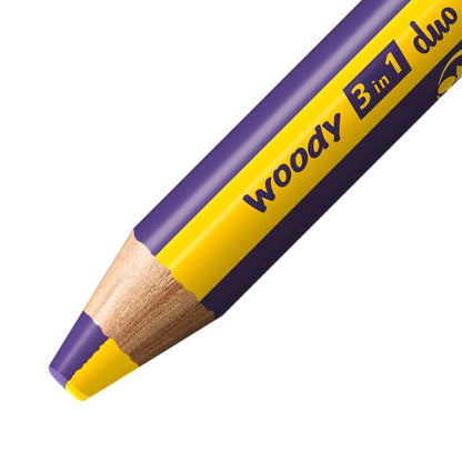 STABILO woody 3in1 duo gelb/violett – Ansicht 2