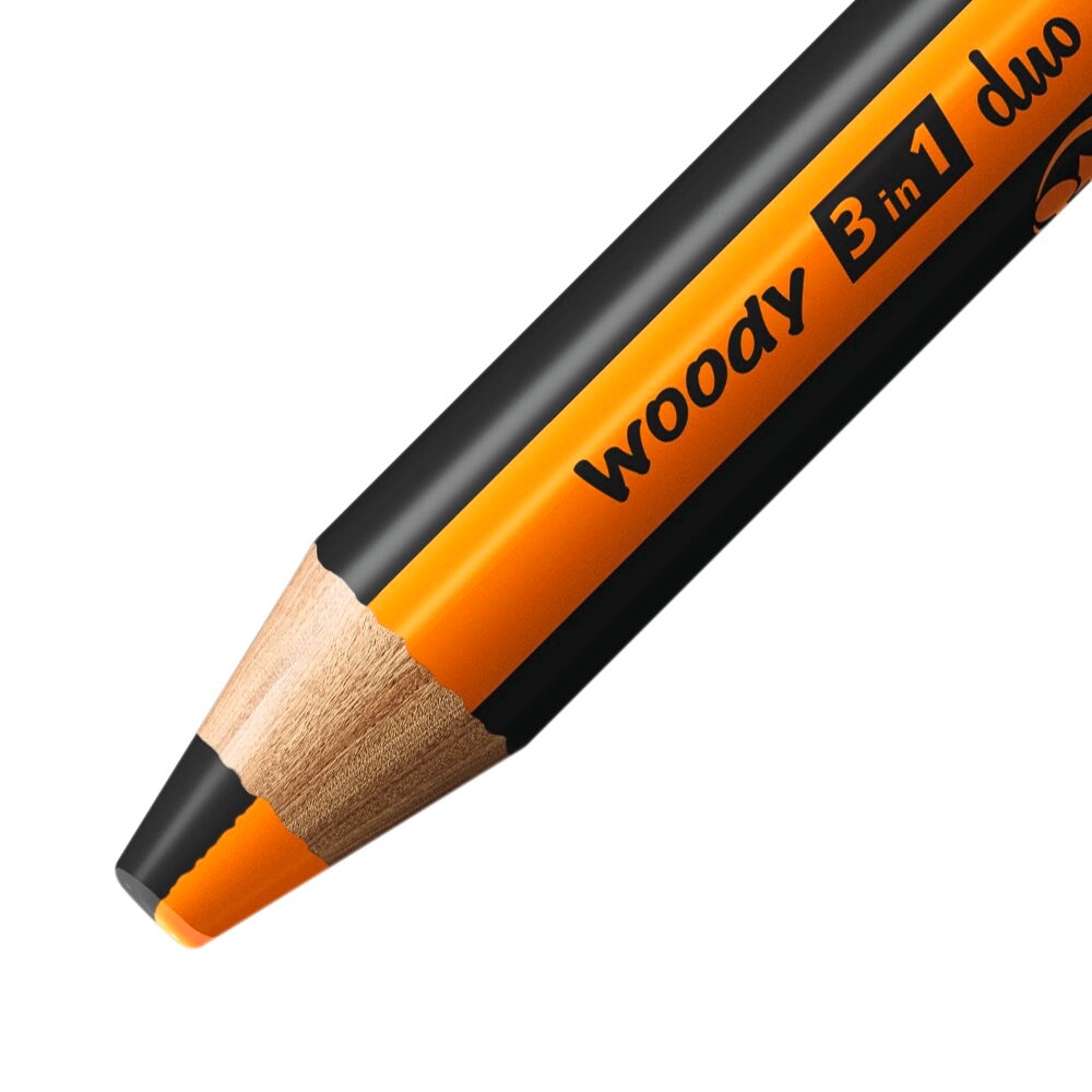 STABILO woody 3in1 duo orange/schwar – Ansicht 2