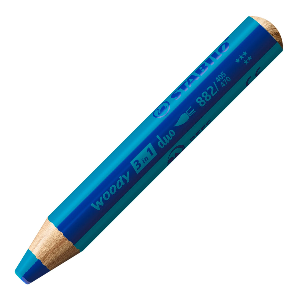 STABILO woody 3in1 duo ultramar/türk – Ansicht 1