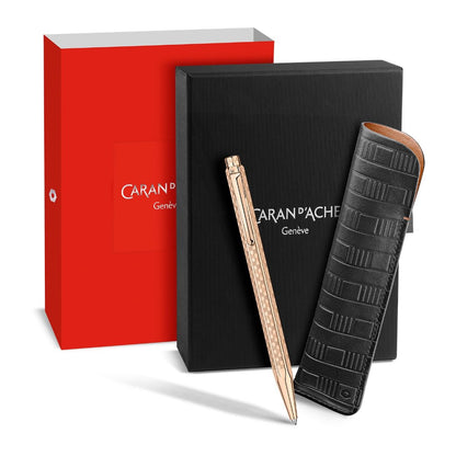 Caran d'ache, Kugelschreiber Ecridor Set, Roségold
