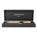 Caran d'ache, Kugelschreiber Ecridor Damier, Gold