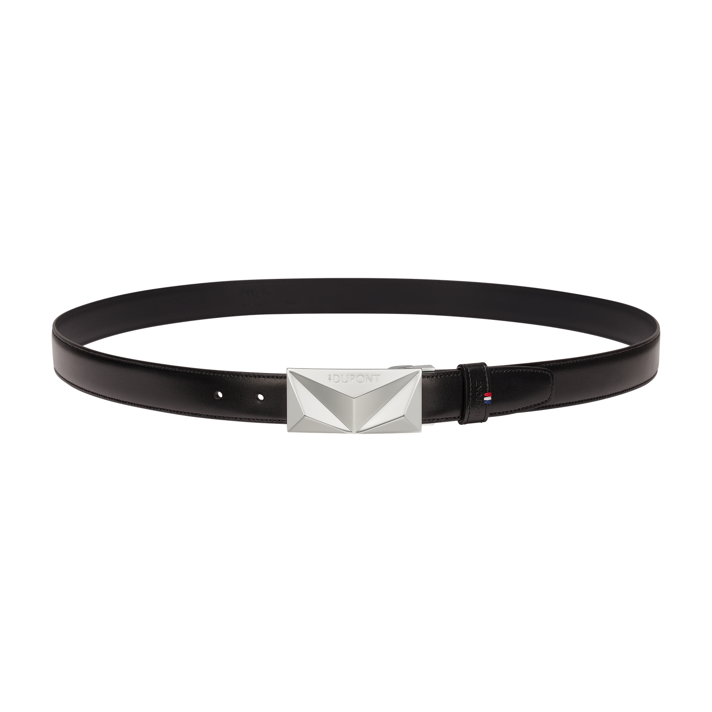 ST Dupont Accessories Apex Belts, Palladium, Black