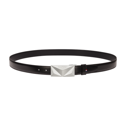 ST Dupont Accessories Apex Belts, Palladium, Black