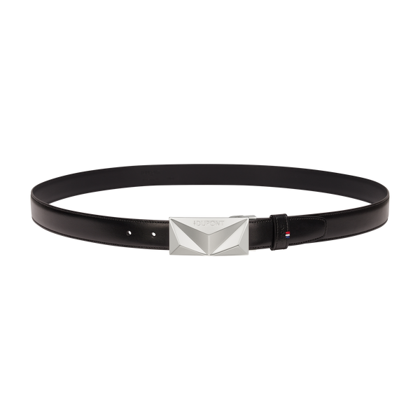 ST Dupont Accessories Apex Belts, Palladium, Schwarz