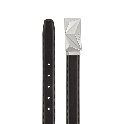 ST Dupont Accessories Apex Belts, Palladium, Black