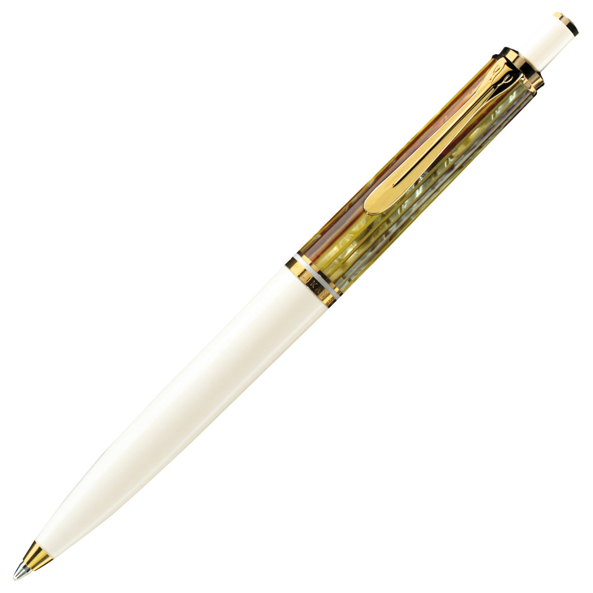 Pelikan, Kugelschreiber Souverän K400, schildpatt-weiss