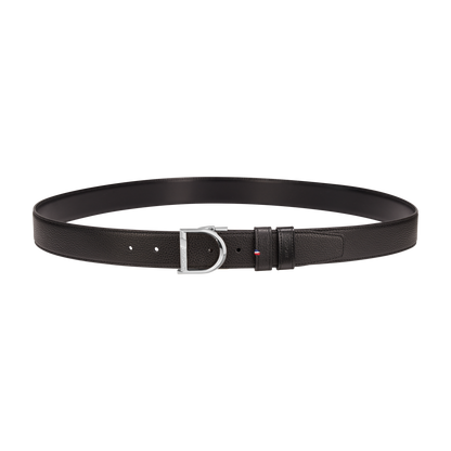 ST Dupont Accessories D Logo Belts, Palladium, Black