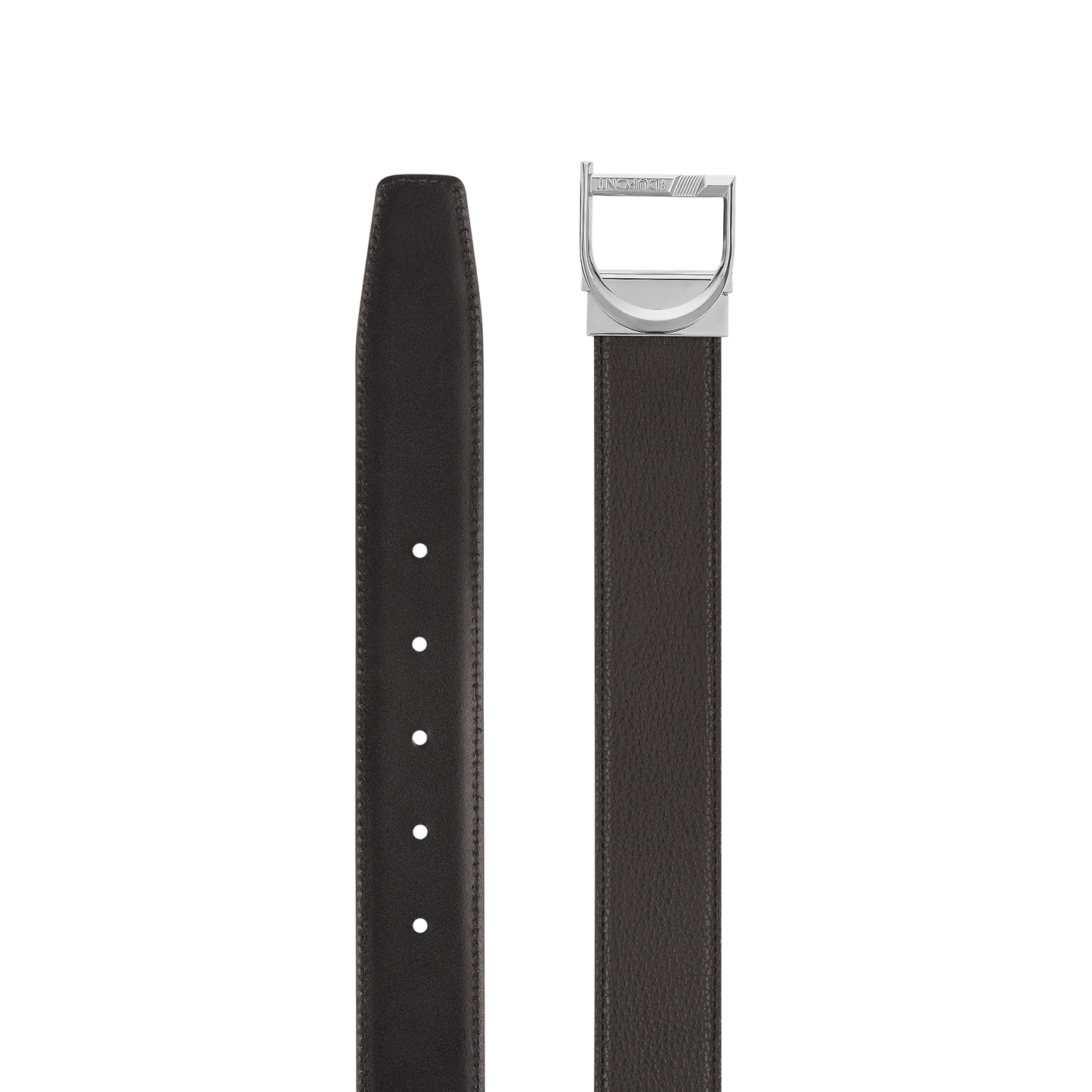 ST Dupont Accessories D Logo Belts, Palladium, Black