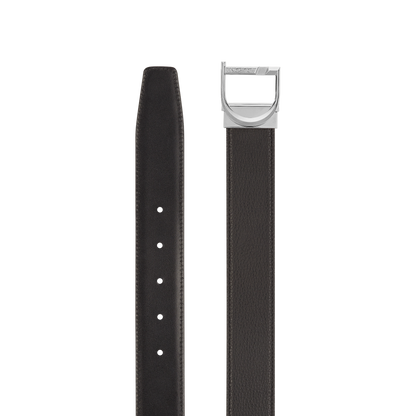ST Dupont Accessories D Logo Belts, Palladium, Black