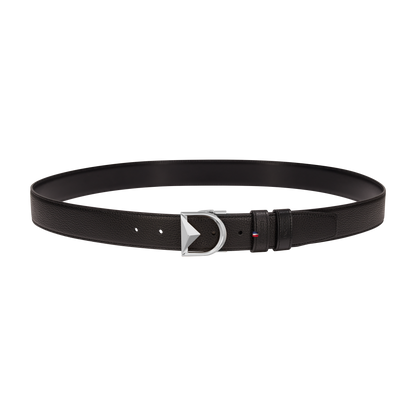 ST Dupont Accessories D Logo Belts, Palladium, Black