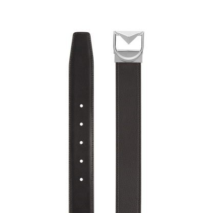 ST Dupont Accessories D Logo Belts, Palladium, Black