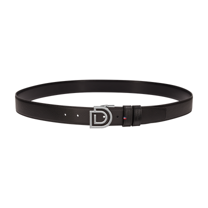 ST Dupont Accessories D Logo Belts, Palladium, Black