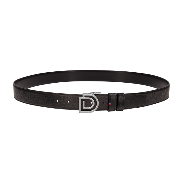 ST Dupont Accessories D Logo Belts, Palladium, Schwarz