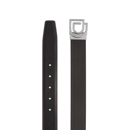 ST Dupont Accessories D Logo Belts, Palladium, Black