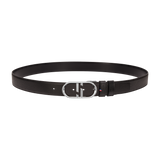 ST Dupont Accessories D Logo Belts, Palladium, Schwarz