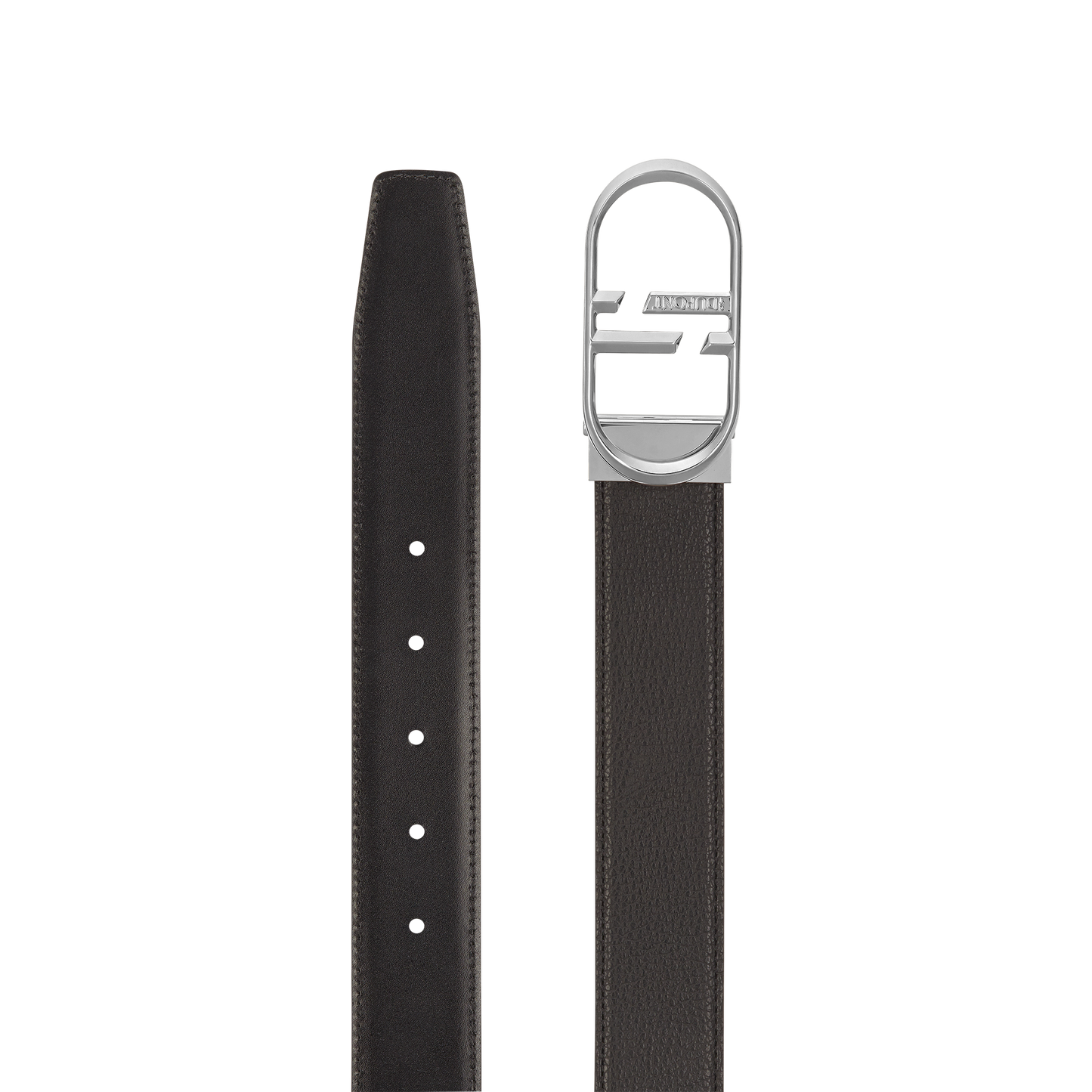 ST Dupont Accessories D Logo Belts, Palladium, Black