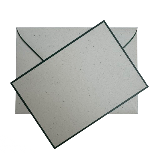 Rössler Klappkarten mit Umschlägen - 3er-Pack, Chamois/Grün