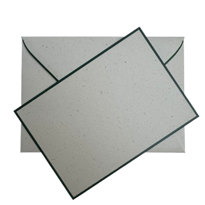 Rössler Klappkarten mit Umschlägen - 3er-Pack, Chamois/Grün