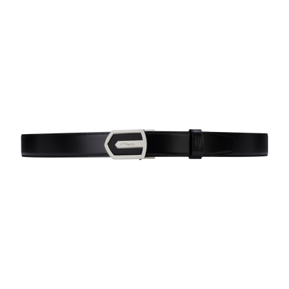 ST Dupont Accessories Autolock Belts, Palladium, Black