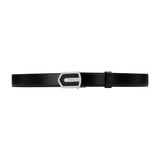 ST Dupont Accessories Autolock Belts, Palladium, Schwarz