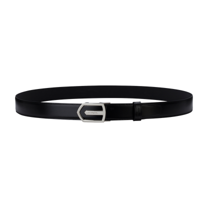 ST Dupont Accessories Autolock Belts, Palladium, Black