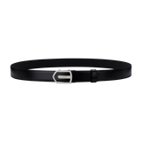 ST Dupont Accessories Autolock Belts, Palladium, Schwarz