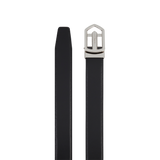 ST Dupont Accessories Autolock Belts, Palladium, Schwarz