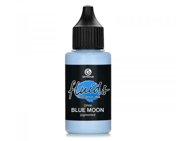 Octopus Fluids Alcohol Ink Opaque OPAK Blue Moon Blue