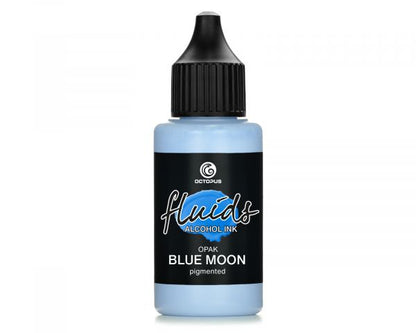 Octopus Fluids Alcohol Ink Opaque OPAK Blue Moon Blue