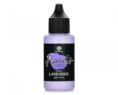 Octopus Fluids Alcohol Ink OPAQUE Lavender, Purple, opaque, 30 ml