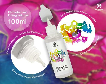 Octopus Fluids Blending Solution Extender für Alcohol Ink Farblos 100 ml