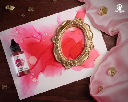 Octopus Fluids Alcohol Ink Dragon Fruit Basic Red/Pink