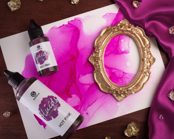 Octopus Fluids Alkoholtinte Alcohol Ink HOT PINK 100 ml