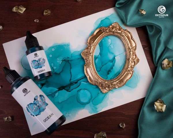Octopus Fluids Alcohol Ink Blue Ocean 100 ml