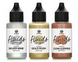 Octopus Fluids Alkoholtinten-Set Metallics Gold Rush Silver Mine Coin Copper