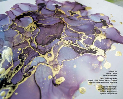 Octopus Fluids Alcohol Ink Set Shadow Plum Fuchsia Alkoholtinte für Fluid Art und Resin