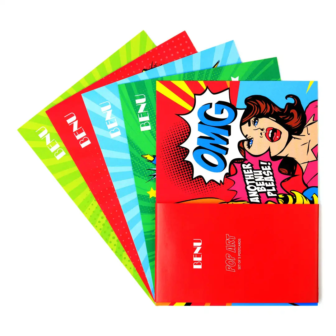 BENU Pop Art Postkartenset