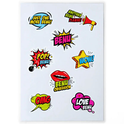 BENU Pop Art Sticker Pack